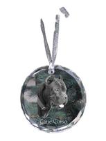 Cane Corso, Italian Cane Corso - crystal bauble with a photo, dog photo in crystal, personalized Christmas tree ornament by Art-Dog brand skaidri