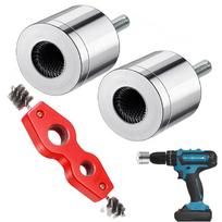 Copper Pipes Cleaners Drills For Drill 15+22mm Plumbing Cleaning Metal Tube Battery Brush Workshop Equipment Power Tools gray