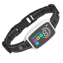 Humane No Barking Collar,Bark Collar For Small Medium Dogs, AUTO Barking Collar,Adjustable Beep Vibration Modes And Kinds Of Sensitivity One Size balta