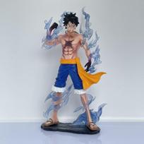 One Piece Anime Model Standing Luffy Action Figure Luffy Figurine PVC Set Model Doll Decoration Birthday Presents gray