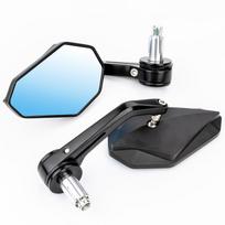 For CFMOTO 150 250 400 450NK 650NK CLX700 800NK 800NK Motorcycle Mirror Blue Glass Handle Bar End Rearview Rear View Side Mirror black