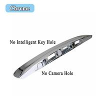 90812JD00H Tailgate Grab Handle Rear Hatch Trunk Handle Trim (with / No Intelligent Key & Camera) for Nissan Qashqai 2007-2014 C no hole gray