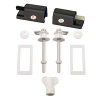 Toilet Seat Soft Closing Hinge Replacement Kit Silver White Black For Standard Fixed Toilets Bathroom Installation Parts juoda