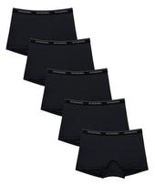 Wondeobeula [5Pack] Basic Outband Square Panties Black Wbwps5M04_5/90 black