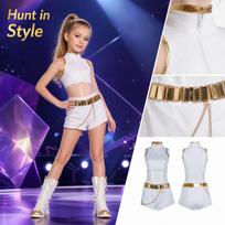 Girls Halloween Cosplay Costume for Kids Role Play Stage Performance Outfit 140 auksas