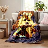 Avatar The Last Airbender blanket Flannel Blanket Soft Cozy Plush Throw for Sofa Bed Lightweight Home Decor 80cmx120cm black