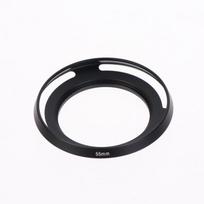 Universal Metal Ultra-Thin Hollow Wide-Angle Lens Hood For Cameras 37 39 40.5 43 46 49 52 55 58 62 67Mm Accessories 55mm black