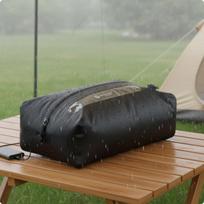 Automatic Vacuum Compression Bag Electric Air Pump Storage Waterproof Luggage Organizer for 18L gray