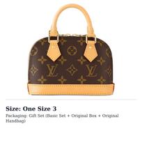 LOUIS VUITTON Nano Alma Monogram M82717 One Size 3