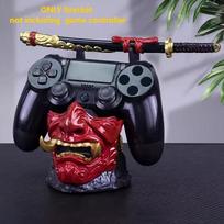 Žaidimo valdiklio laikiklis Velnio veidas Kariūnas Kardas Rankinis valdiklio laikiklis Tinka Ps5/4Ps5/Ps4/Xbox/Switch valdiklio laikikliui OneSize gray