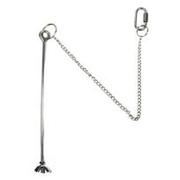 Stainless Steel Chicken Veggies Skewer Adjustable Length Rust-proof Chicken Veggies Hanging Feeder Creative Easy To Install