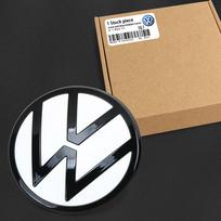 Volkswagen VW Priedai ABS Automobilio Priekinių Grotelių Emblemos Pakeitimo Logotipas Volkswagen Golf 7 MK7 2014-2017 juoda balta spalva