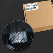 Volkswagen VW Priedai ABS Automobilio Priekinių Grotelių Emblemos Pakeitimo Logotipas Volkswagen Golf 7 MK7 2014-2017 juoda