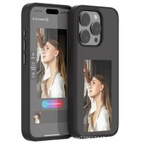 Apple E-ink NFC Phone Case: DIY Four-Color Screen Projection for iPhone 15 iPhone 12 Pro Max juoda
