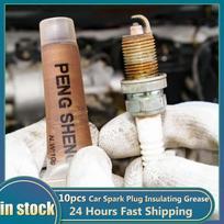 10pcs 10g Automobile Spark Plug Insulating Grease High Voltage Electrical Insulation Silicone Grease High Temperature Lubricant gray