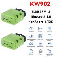 KONNWEI KW902 Bluetooth 5.0 ELM327 V1.5 Auto Scanner OBD2 Car Diagnostic Tools ELM 327 V 1 5 OBD 2 Code Reader For Android iOS