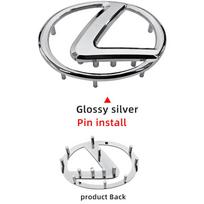 3D Steering wheel logo replacement Badge for Lexus ES240 ES250 ES350 IS250 IS300 RX270 GS NX300 RX300 RX350 RX400H SL430 CT200 DV6 white