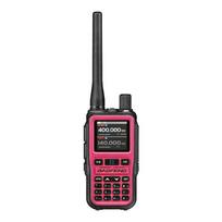 BAOFENG UV-5R Mini Dual Band Two-Way Radio (5W/999CH) | Bluetooth APP Programming, NOAA Weather Alert, Type-C Fast Charging1Pack USB Plug rožinė