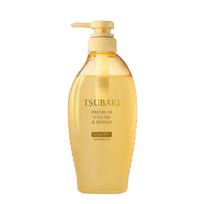 TSUBAKI Premium Volume & Repair Shampoo apimties suteikiantis ir atkuriamasis plaukų šampūnas, 450 ml