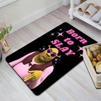 Pink Shrek Rug Floor Mat for Living Room or Bedroom Soft and Comfortable Carpet a Gift for Birthday and Holiday.MFF0918375 40x60cm( 15x23in ) gray