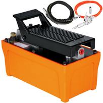 VEVOR 689 bar(10,000PSI) Hydraulic Pump Air Foot Pump with Hose 26.5 x 13.3 x 18 cm