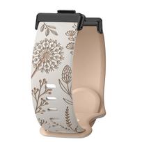Naujas silikoninis dirželis Huawei Fit4 Pro Dvispalvis silikoninis pakaitinis moteriškas laikrodžio dirželis Huawei Fit3 Fit2 Fit4 Laikrodžio aksesuaras Huawei Fit 4 Pro / Black beige