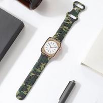 For Apple Watch Band Ultra 8 SE 7 6 5 Silicone Strap iWatch 49mm 40mm 45mm 41mm 42mm Camouflage pattern Wristband belt Bracelet 42mm 44mm 45mm gray