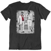 Scarface Tony And Sosa Movie Retro T Shirt Tee Gift New Unisex T-Shirt S gray