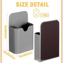 Magnetic Whiteboard & Chalk Holder: Multi-functional Storage Box gray