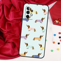 Dachshund Dog For Samsung Galaxy A15 A55 A53 A33 A35 A22 A32 A52 A54 A34 A14 A56 A36 A26 A16 A05 A06 Case For Samsung A56 red