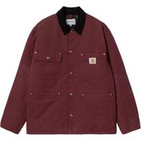 Carhartt WIP Chore FW24 OG Coat Loose Diamond Quilted Triple Stitched Long Sleeve Jacket Men jackets Brown I027357-2CP-3K M black