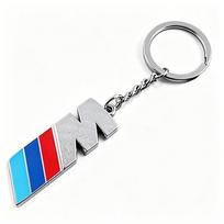 For BMW M E46 E90 E60 Carbon Fiber Car M Emblem Styling Auto Keychain Accessories For BMW E90 G80 M3 G30 M5 F82 F83 F20 F21 G42 F95 F96  M2 M4 q00 white