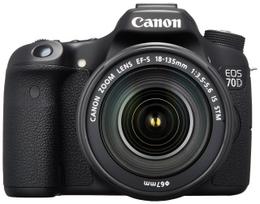 Canon Digital SLR Camera EOS 70D Lens Kit EF-S18-135mm F3.5-5.6 IS STM Included Black EOS70D18135STMLK juoda