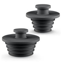 2Pcs Silicone Bathtub Drain Stopper Multi‑Layer Sealing Plug Water Leak Proof Cover For Bathroom Sink Shower Pipe Home Kitchen juoda
