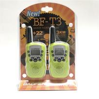 2PCS Baofeng BF-T3 Mini Walkie Talkie Children Toy Gift Kids Amateur Radio UHF 22 Channels Handheld Two Way Radio For Boys Girls EURO žalia