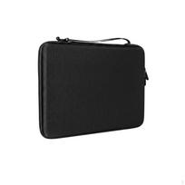 Hard Shell Laptop Case Pressure Resistant Shockproof Soft Lining for Travel Black Black a black