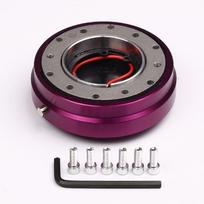 Sliver/ Purple/Blue/Golden/Black/Red/Neo Thin Version 6 Hole Steering Wheel Quick Release Hub Adapter Snap Off Hub Boss kit