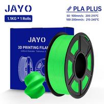 JAYO PLA Plus 3D Printer Filament 1.75MM PLA + Filament 1.1KG/Roll Neatly Wound 3D Printing Filament High Toughness 363 Meters