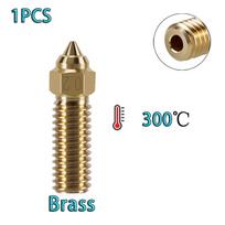 Nozzles For Creality Ender 3 V3 KE K1/K1 MAX Brass Plated Copper Hardened Steel 0.2/0.4/0.6/0.8/1.0mm Hight Flow Nozzles 0.8mm