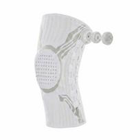 Elastinis kelio įtvaras su rankenėle Menisko atrama Sportiniai aksesuarai Kelio apsauga Bėgimas L suit for 60-72.5kg-left white
