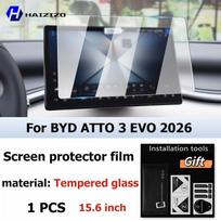 BYD ATTO 3 EVO 2026 Automobilio interjero GPS navigacijos matinis apsauginis nuo akinimo plėvelė LCD ekrano grūdinto stiklo plėvelė priedai High Definition