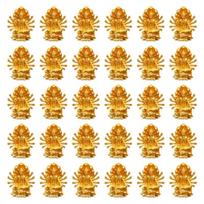 30Pcs Mini Gold Buddhas Statues Bulk Small Resin Sakyamuni Figurines Tiny Figures Ornament Home Office Decoration
