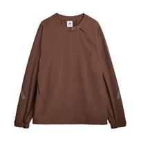 Adidas X Entire Studios Z.N.E. Uniform Half-Zip Woven Sports Loose Long Sleeve Sweatshirt Men sweatshirt KD3494 L brown
