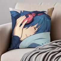 Tamsus BL Japonų Anime DDramatical Murder Pagalvės užvalkalas Pagalvės dėklas Apsauga nuo dulkių erkučių Nematomas užtrauktukas Trumpas pliušas Sofa pagalvė 30X30cm gray