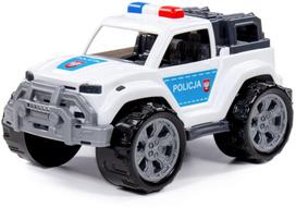 Žaislinė policijos mašina Wader-Polesie Legion Patrol Car Police 76502, balta sp.