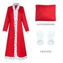 The Amazing Digital Circus Kinger Cosplay Costume Carnival Halloween Comic Con Costumes Purple Red Long Robe for Adults Kids L purple