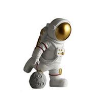 Mėnulio skulptūra Dekoratyvinės kosmonautų statulėlės Miniatiūros Dovana Astronautų figūrėlės Astronautų modelis E