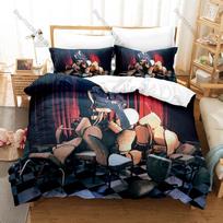 Pop Music Bedding Set 3Pcs Tate McRae Exquisite Print Stylish Home Decoration for Fans Pillowcase for Fans 135cmx200cm