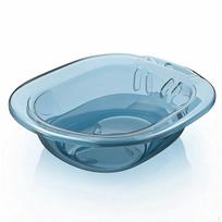 Sėdimoji vonelė Ergonomiška tualeto kėdutė Patogi moterims po gimdymo, Intymiai higienai Balta Blue Pet