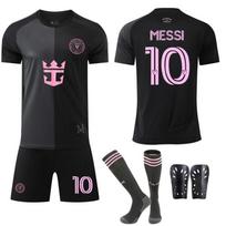 2025-26 Miami Away Black No. 10 Football Uniform Set Jersey 9 Suarez Original XL